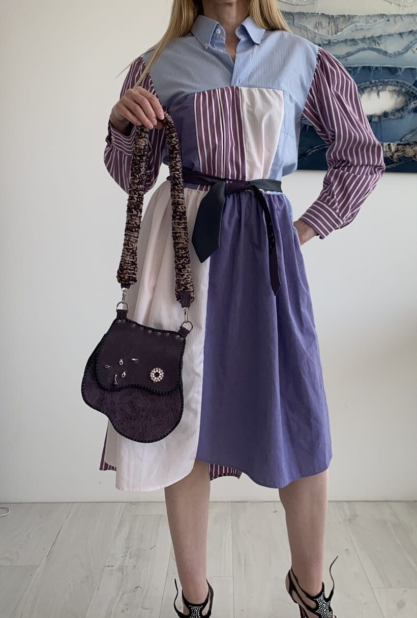 erili-Dark Violet Saddle